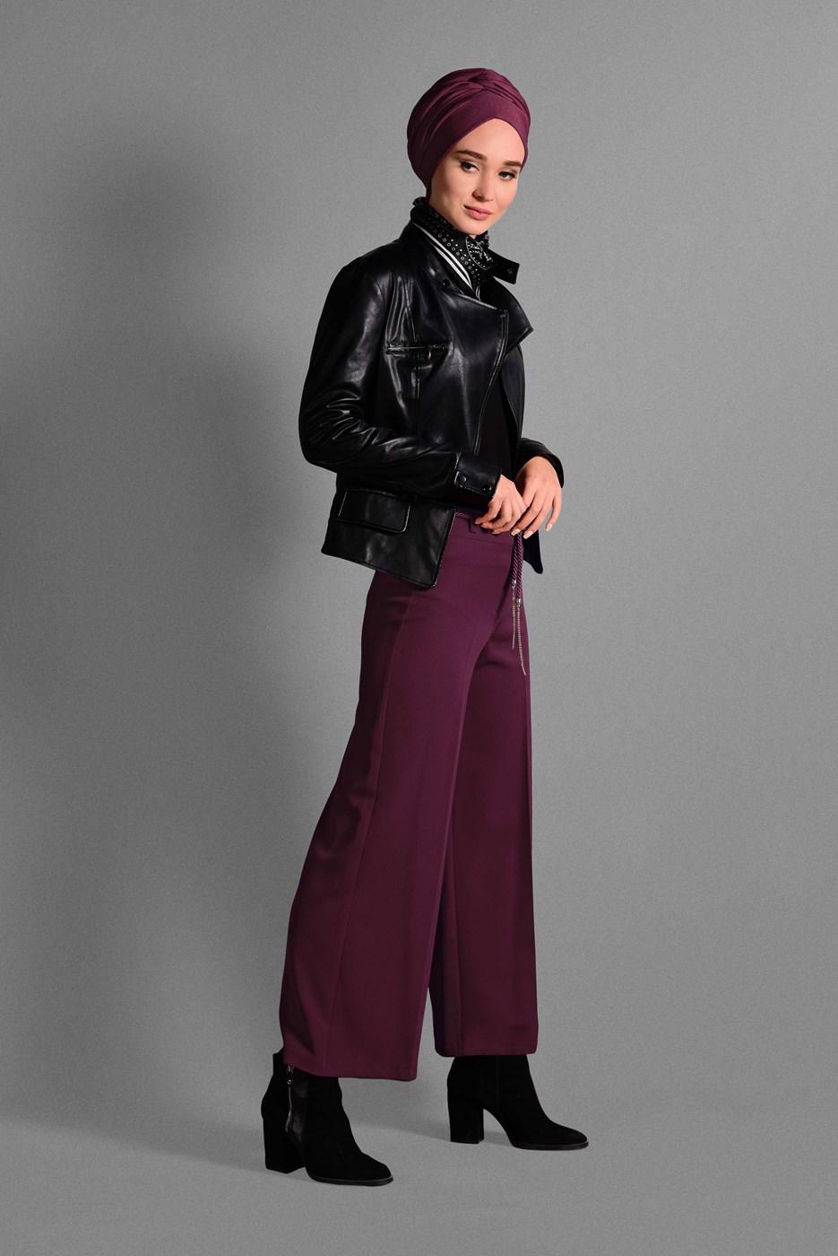Vêtements hijab ROUGE BORDEAUX Pantalon T 1009 