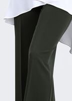 Tesettür giyim HAKİ EN BOY LİKRALI PANTOLON 1009