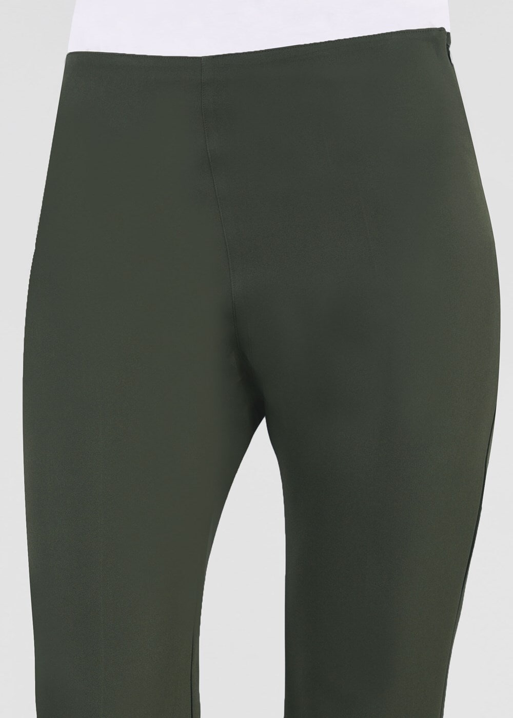 Tesettür giyim HAKİ T 3104 İspanyol Kesim Pantolon-Pr Collection