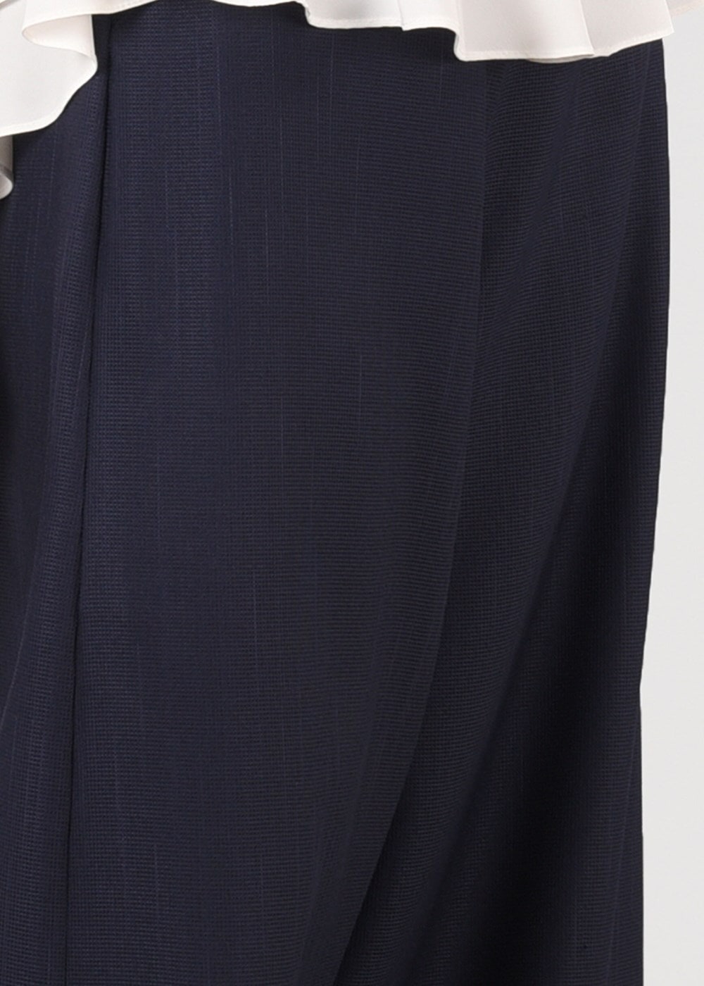 Tesettür giyim LACİVERT T 4805 ModaBu- Petek Kumaş Pantolon