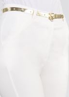 Tesettür giyim KREM T 6252 Klasik Kesim Pantolon-Magazin