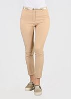 Tesettür giyim KAHVE T 6252 Klasik Kesim Pantolon-Magazin