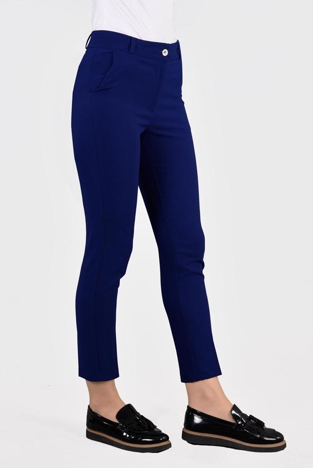 Tesettür giyim  T 6252 Klasik Kesim Pantolon-Magazin - TRENDTESETTÜR