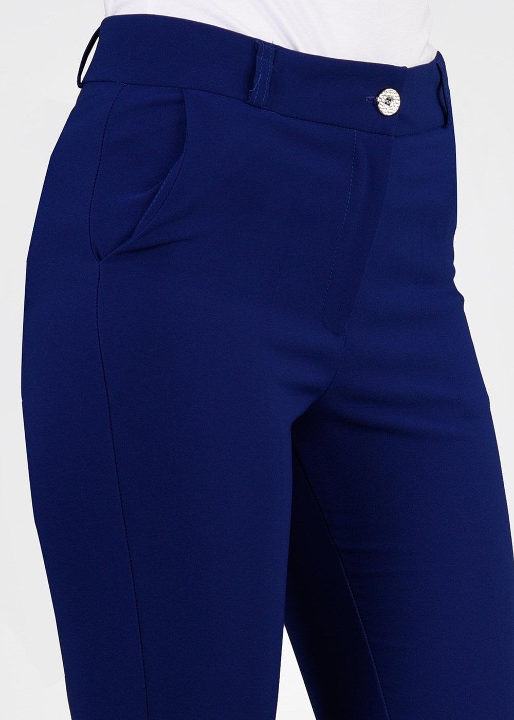 Tesettür giyim LACİVERT T 6252 Klasik Kesim Pantolon-Magazin