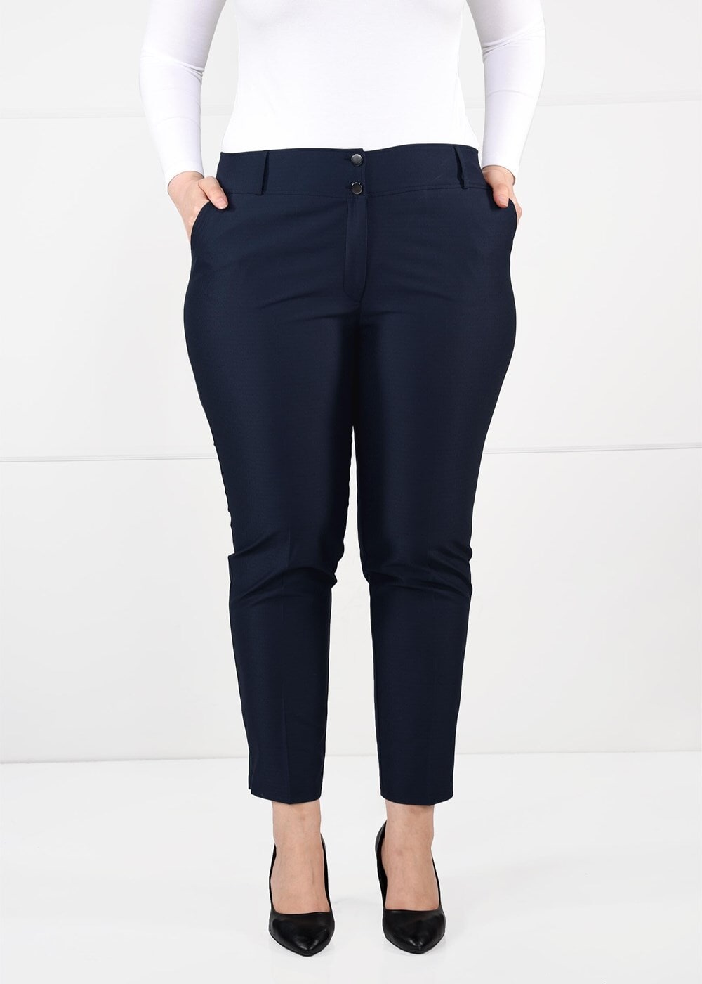 Tesettür giyim LACİVERT T 7010 Buğu 8017 Pantolon-Alv Fashion