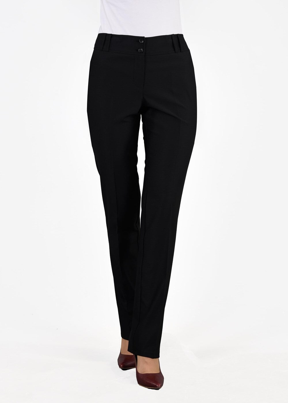 Tesettür giyim SİYAH T 7013 Buğu 8017 Pantolon-Alv Fashion