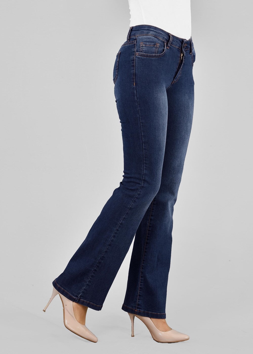 Tesettür giyim MAVİ T 7194 Youla Denim Pantolon-Alv Fashion