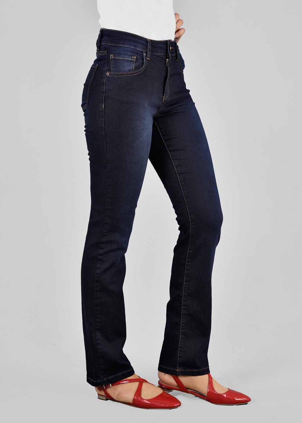 Tesettür giyim LACİVERT T 7195 Youla Denim Pantolon-Alv Fashion