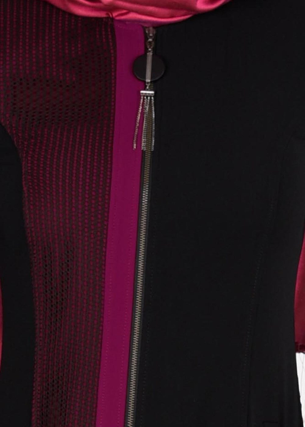 Tesettür giyim SİYAH T 1714 Picasso Tesettür Pardesü-Alv Fashion