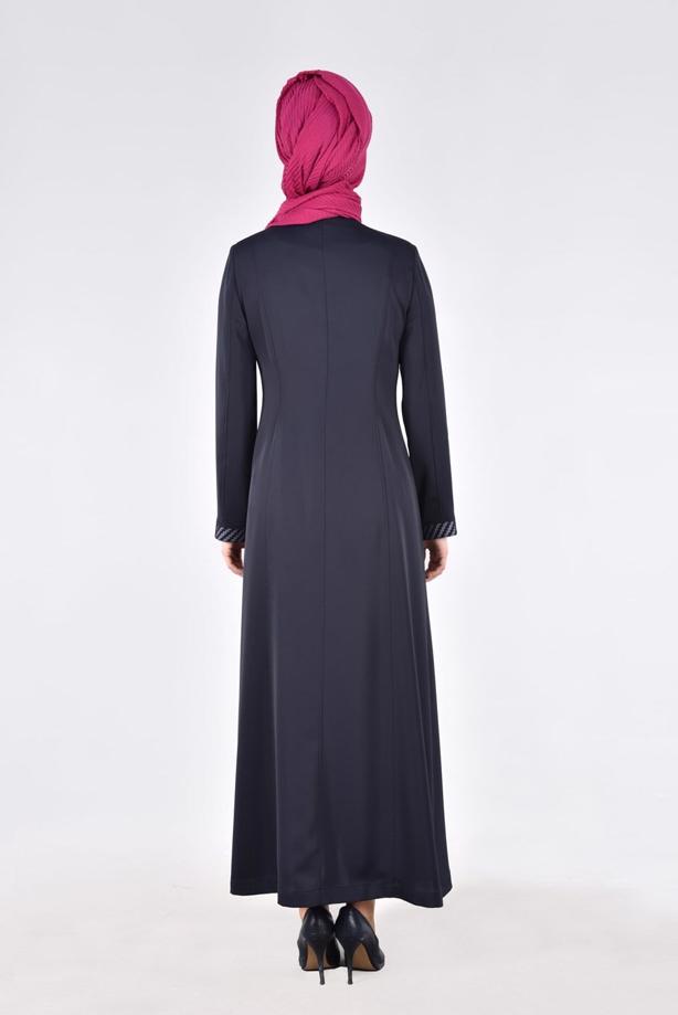 Vêtements hijab  T 1716 Elite Tesettür Pardesü-Alv Fashion - TRENDTESETTÜR