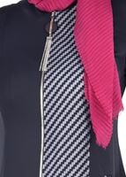 Vêtements hijab BLEU MARINE T 1716 Elite Tesettür Pardesü-Alv Fashion