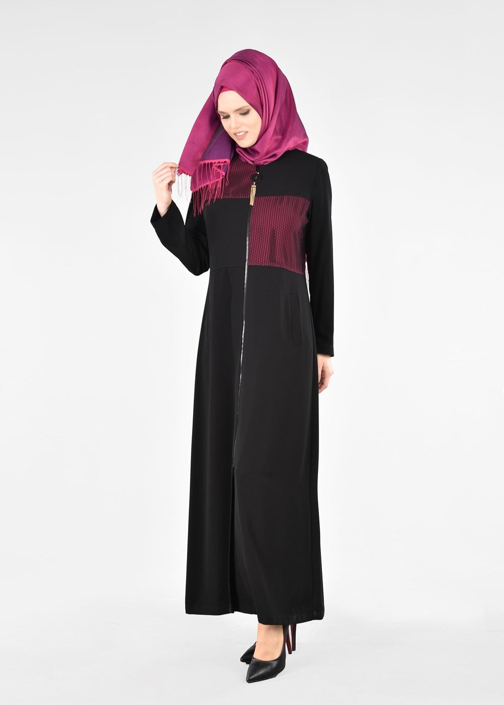 Vêtements hijab NOIR T 1737 Farah 6288 Pardesü-Alv Fashion