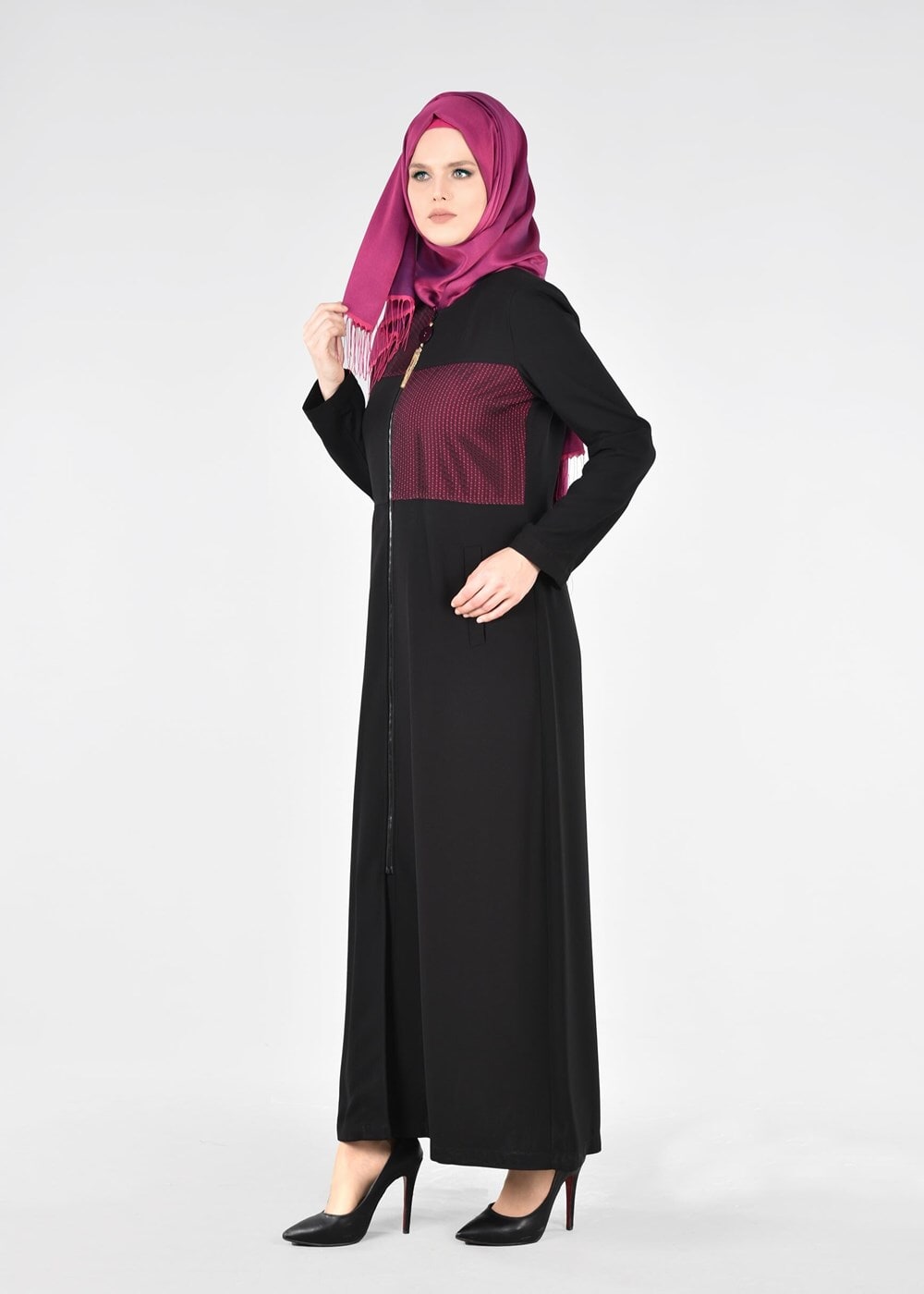 Vêtements hijab NOIR T 1737 Farah 6288 Pardesü-Alv Fashion