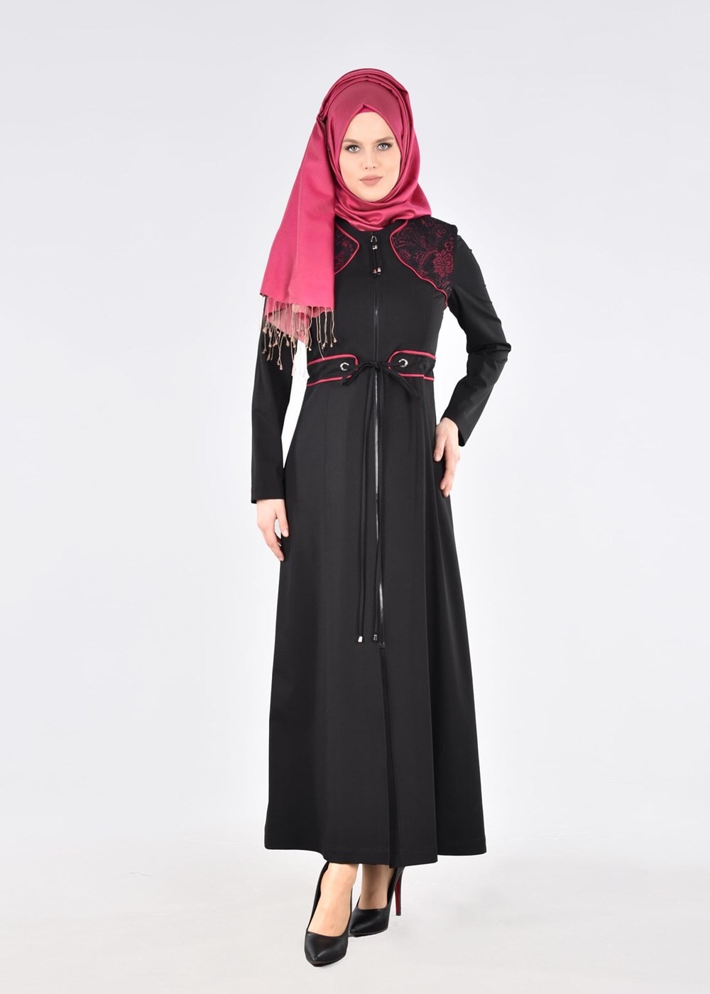 Vêtements hijab NOIR T 1769 Lila 43597 Pardesü -Alv Fashion
