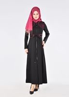 Vêtements hijab NOIR T 1769 Lila 43597 Pardesü -Alv Fashion