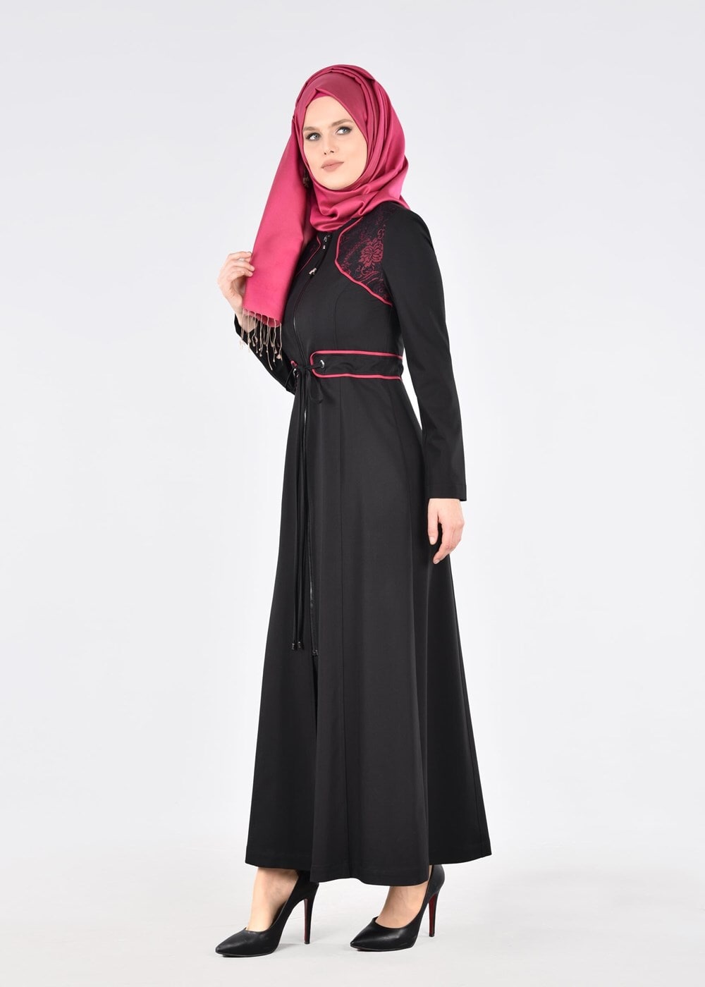 Vêtements hijab NOIR T 1769 Lila 43597 Pardesü -Alv Fashion