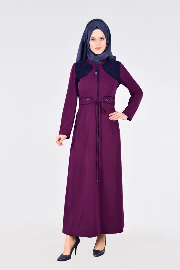 Vêtements hijab  T 1769 Lila 43597 Pardesü -Alv Fashion - TRENDTESETTÜR