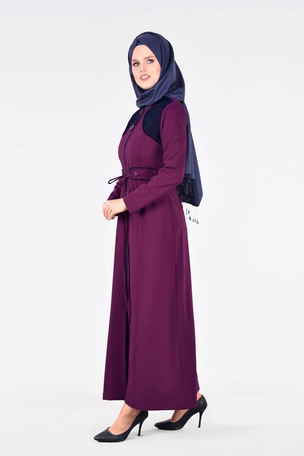 Vêtements hijab  T 1769 Lila 43597 Pardesü -Alv Fashion - TRENDTESETTÜR