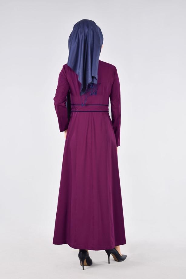 Vêtements hijab  T 1769 Lila 43597 Pardesü -Alv Fashion - TRENDTESETTÜR