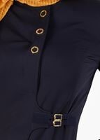 Tesettür giyim LACİVERT T 1774 Ferda Tesettür 55539 Pardesü-Alv Fashion