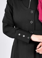 Tesettür giyim SİYAH T 1775 Deborah Tesettür Pardesü-Alv Fashion