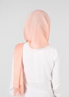 Tesettür giyim PUDRA T 9834 ALVİNA  KIRÇILLI ŞAL