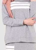 Tesettür giyim GRİ T 3341 Bwest- Etekli Spor Takım