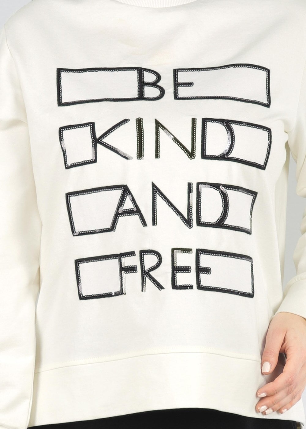 Tesettür giyim KREM Pul Detaylı 2&prime;li Etekli Takım 6531 