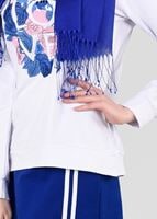 Tesettür giyim LACİVERT T 9241 Bwest- Nakış Detaylı 2&prime;li Etekli Takım