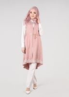 Tesettür giyim PUDRA T 3256P-2 Jakar 7884 3&prime;lü Pant. Takım-Alv Fashion