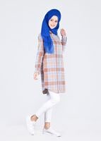 Tesettür giyim TABA T 86215-5 Allday- Gizli Patlı Gömlek