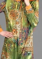 Tesettür giyim HAKİ T 4282 Rosa Tesettür 9681 Tunik-Alv Fashion