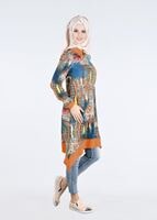 Tesettür giyim LACİVERT T 4282 Rosa Tesettür 9681 Tunik-Alv Fashion