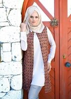 Tesettür giyim FUŞYA T 4283 Maglia Tesettür Tunik-Alv Fashion