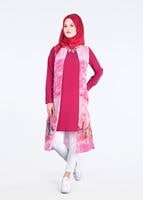 Tesettür giyim FUŞYA T 4401 Criss Tesettür Tunik-Alv Fashion