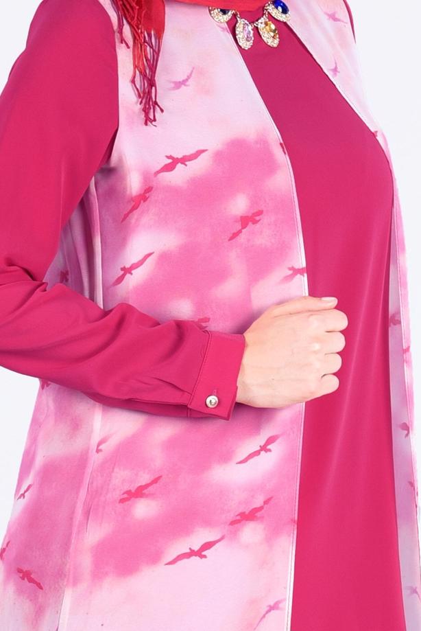 Vêtements hijab  T 4401 Criss Tesettür Tunik-Alv Fashion - TRENDTESETTÜR