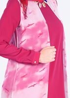 Tesettür giyim FUŞYA T 4401 Criss Tesettür Tunik-Alv Fashion