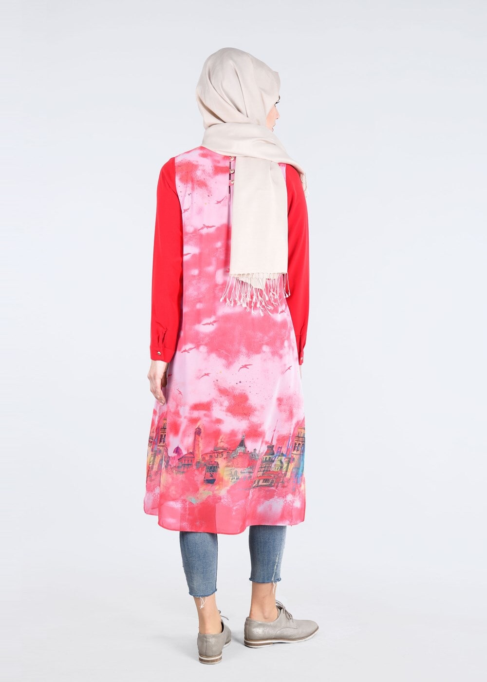 Vêtements hijab CORAIL T 4401 Criss Tesettür Tunik-Alv Fashion