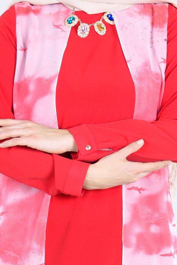 Vêtements hijab  T 4401 Criss Tesettür Tunik-Alv Fashion - TRENDTESETTÜR