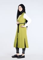 Tesettür giyim YEŞİL T 4450 Sheraton 2&prime;li Tesettür Tunik-Alv Fashion