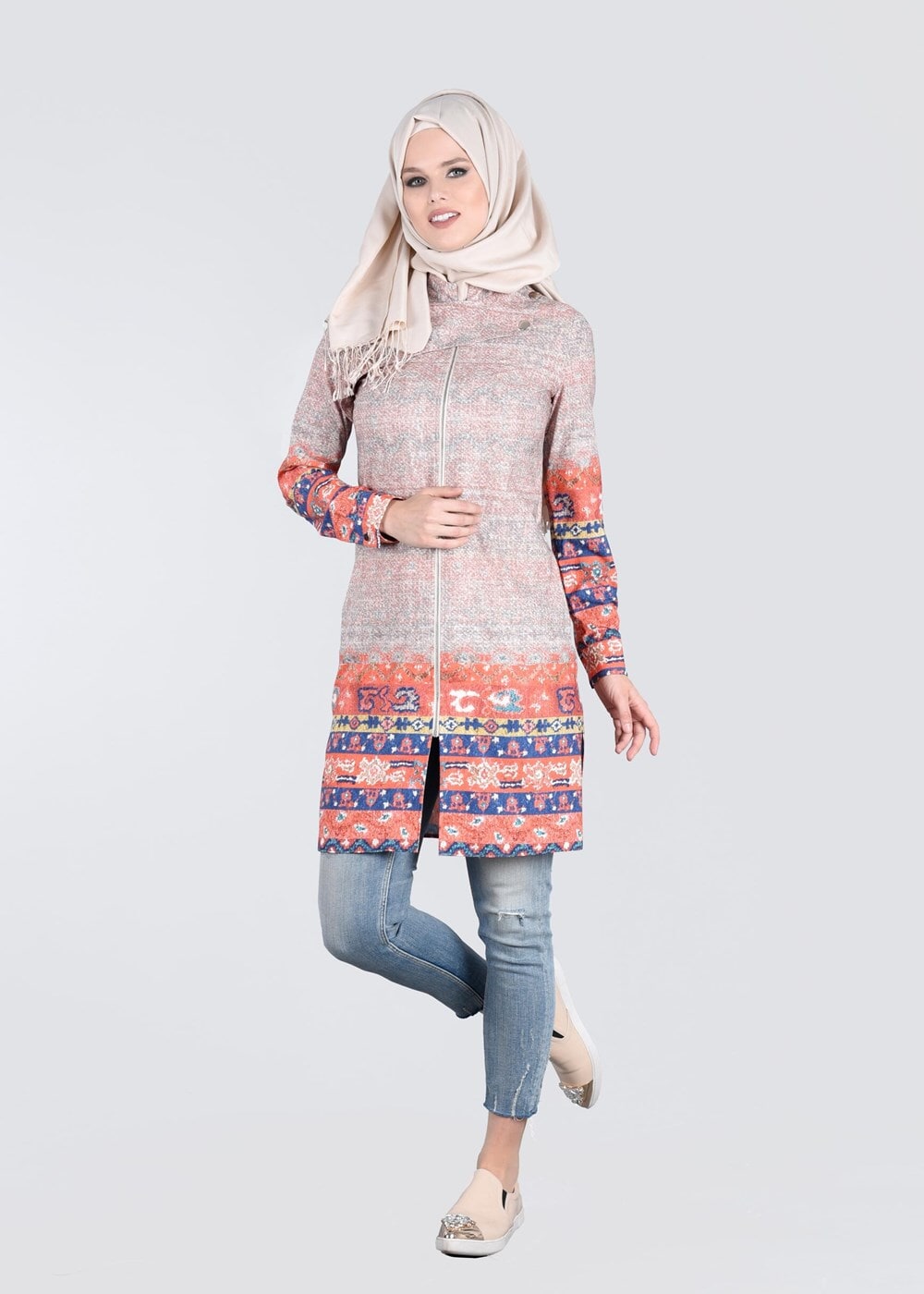 Tesettür giyim MERCAN T 4467 İnci 30334 Tunik-Alv Fashion