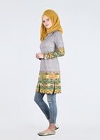 Tesettür giyim YEŞİL T 4467 İnci 30334 Tunik-Alv Fashion