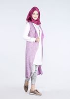 Tesettür giyim FUŞYA T 4484 Suno Tesettür 10019 2&prime;li Tunik-Alv Fashion