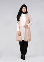 Vêtements hijab POUDRE T 4521 AG 41 2′li Tesettür Tunik-Alv Fashion