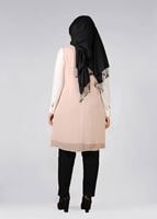 Vêtements hijab POUDRE T 4521 AG 41 2′li Tesettür Tunik-Alv Fashion