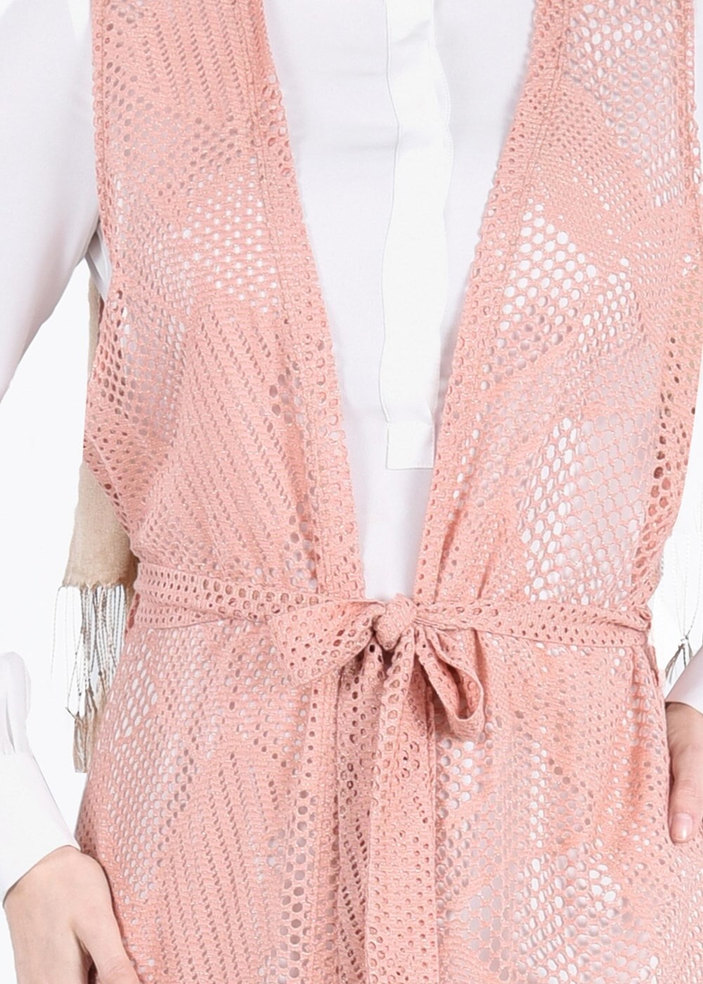 Vêtements hijab POUDRE T 4533 Hemlock 9193 2&prime;li Tunik -Alv Fashion