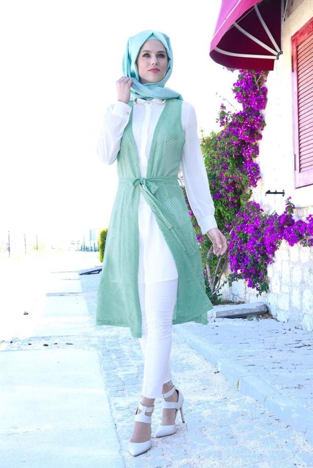 Hijab-Kleidung  T 4533 Hemlock 9193 2&prime;li Tunik -Alv Fashion - TRENDTESETTÜR