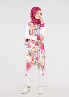 Tesettür giyim FUŞYA T 4638 Capri 10306 Tesettür Tunik-Alv Fashion
