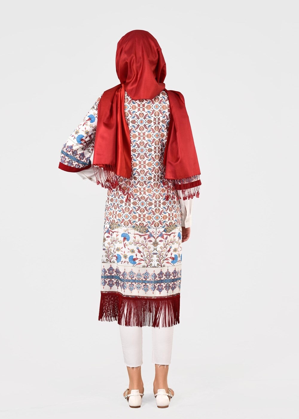 Tesettür giyim KAHVE T 4644 Clara 7953 Tunik-Alv Fashion