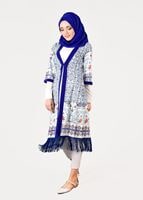Tesettür giyim LACİVERT T 4644 Clara 7953 Tunik-Alv Fashion